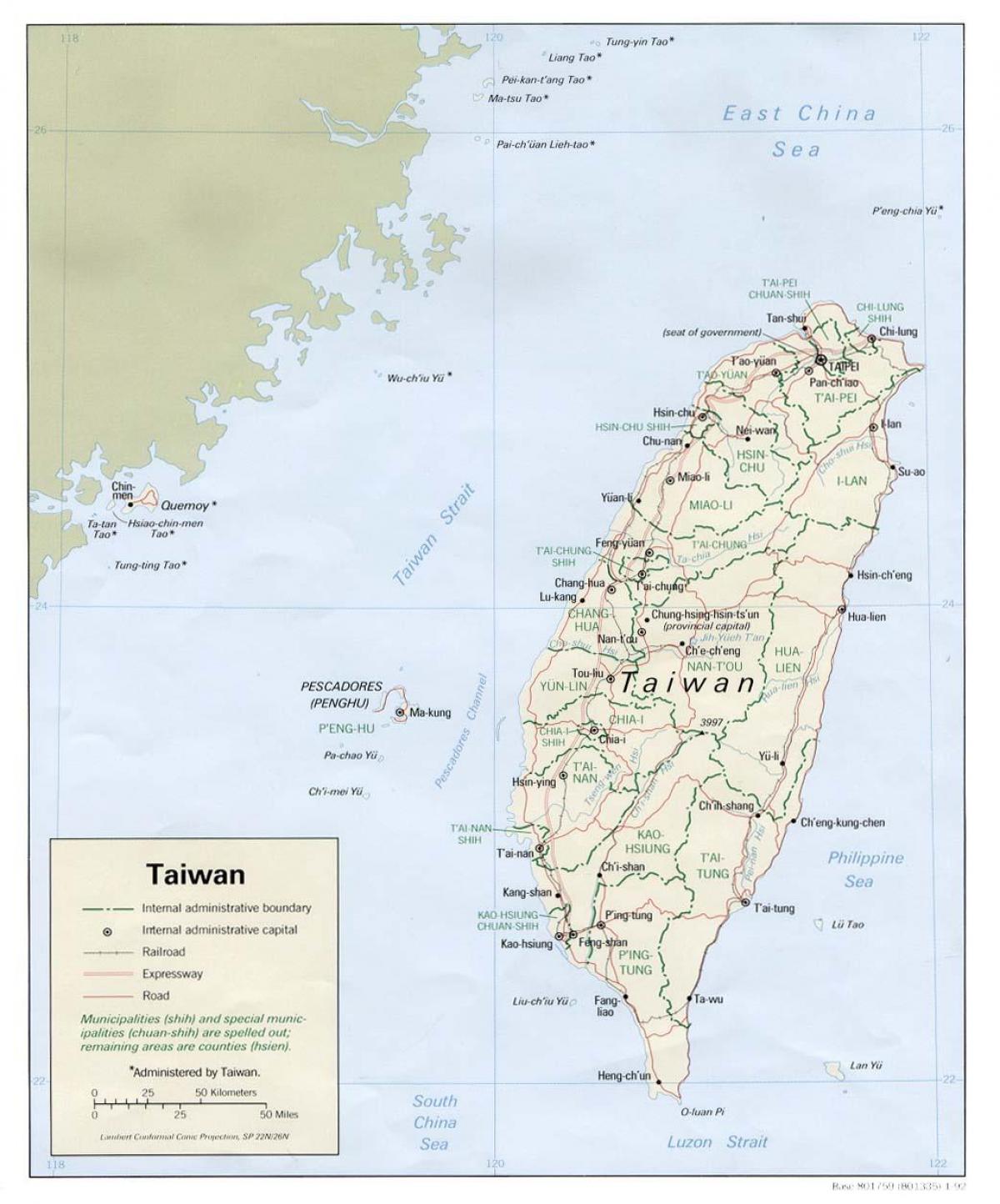 نقشہ کے xinbei تائیوان