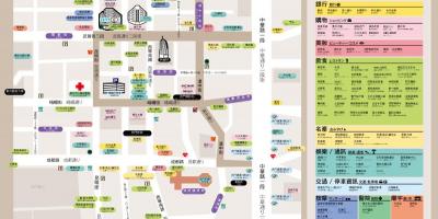 Ximending شاپنگ ڈسٹرکٹ نقشہ