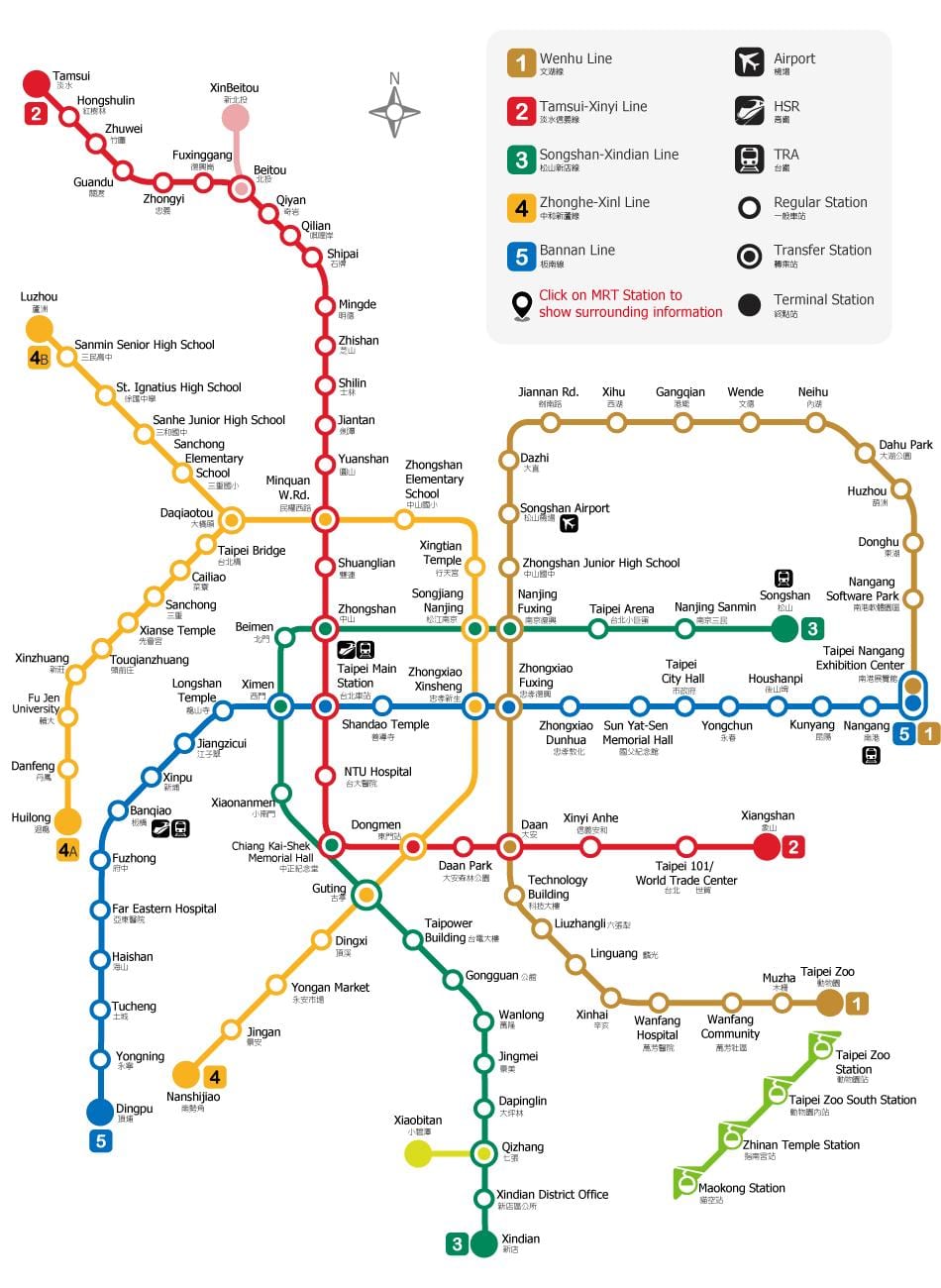 ٹپ mrt نقشہ