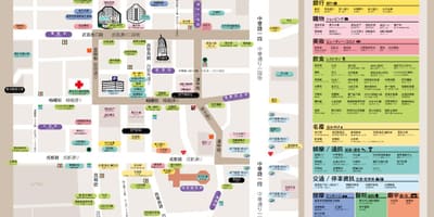 Ximending شاپنگ ڈسٹرکٹ نقشہ