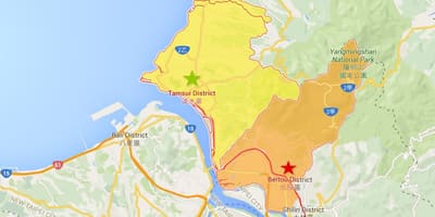 نقشہ کے tamsui
